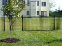 <b>Alumi-Guard Residential Belmont Pressed Spear Aluminum Fence</b>